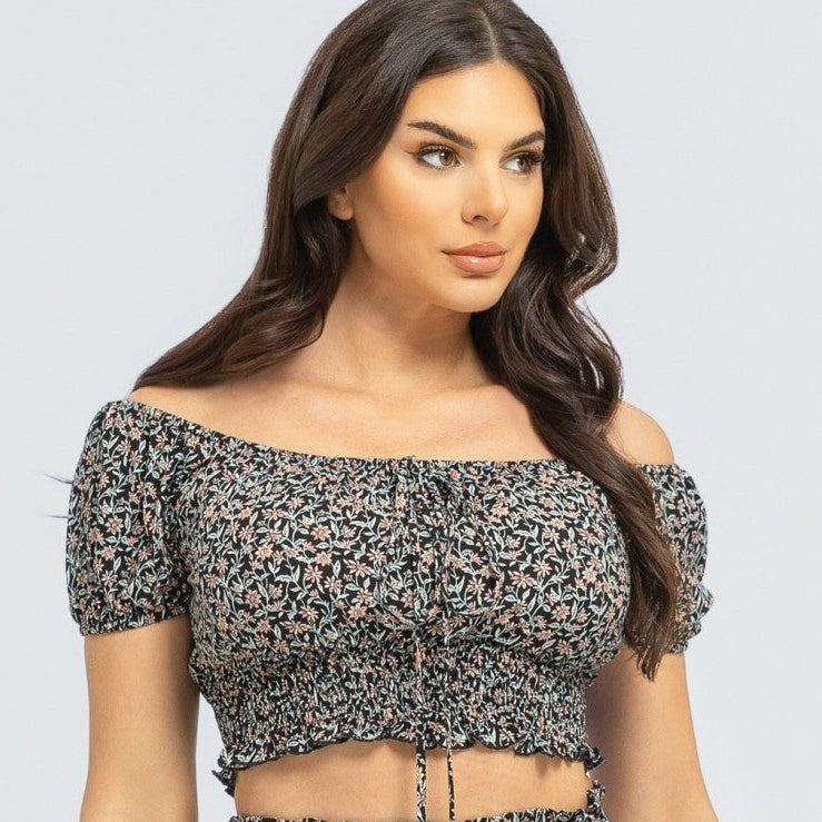 Floral Off Shoulder top