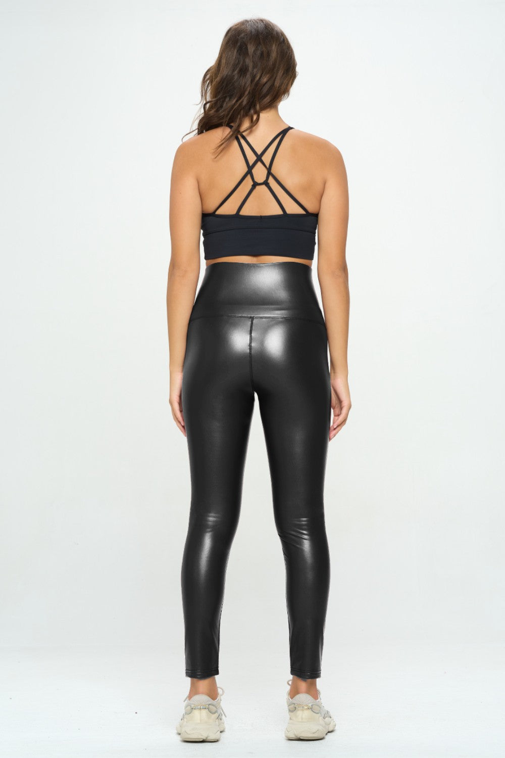 Leather Tummy Control Legging
