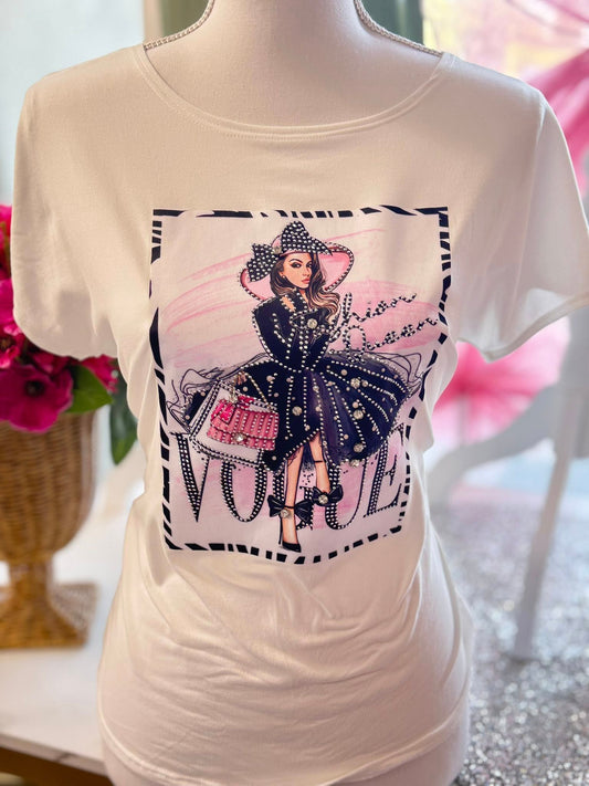 Fashion Queen Rhinestone Lady